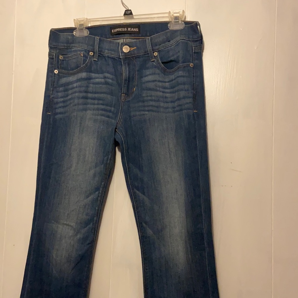 Express barley boot mid rise jeans